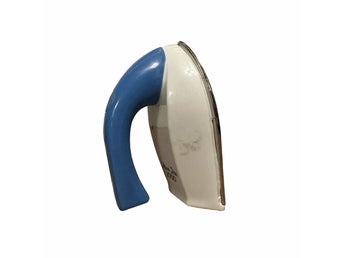 Micro Iron 2000 Retro Strykjärn Blå Vit Kompakt Metall Plast