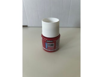 Pebeo Cuir Leather Deep Red 45 ml Matt Läderfärg