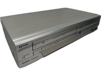 Vintage Spelare Funai DVD/VHS Dual Recorder DRV-A2877 Player CD DVD VHS