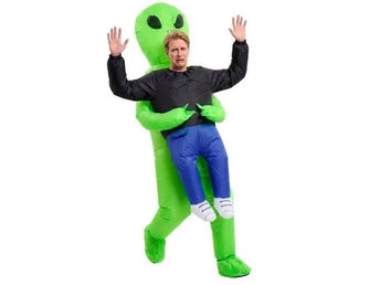 Uppblåsbar dräkt - Alien Abduction - Onesize