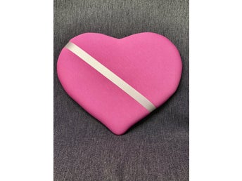 Märkestavla för simmärken/smycken mellanrosa/Ljusrosa satinband