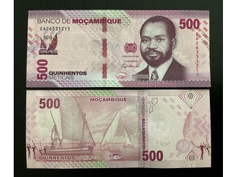 Mozambique 500 meticais sedel 2024 ovikt/UNC P-159