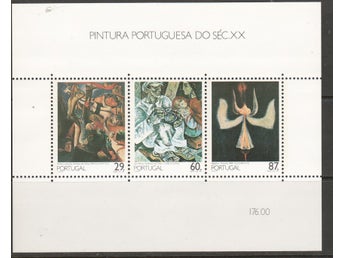 PORTUGAL - BL. PAINTING OF THE 20th CENTURY**