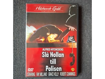 Slå Nollan till Polisen DVD Alfred Hitchcock Grace Kelly Ray Milland