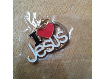 I love Jesus nyckelring
