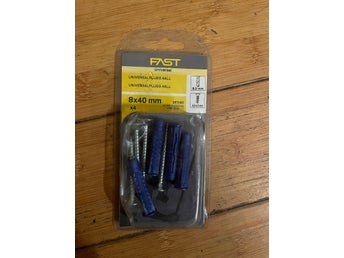Universalplugg FAST 4ALL 8x40 mm (4-pack)