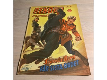 Tidningen Rekord Rekordmagasinet 1951 nr 4 - (baksidan saknas)
