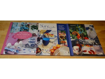 Fridas målarbok + Sommarhobby + Till bords inne & ute. Hobby pyssel sy virka