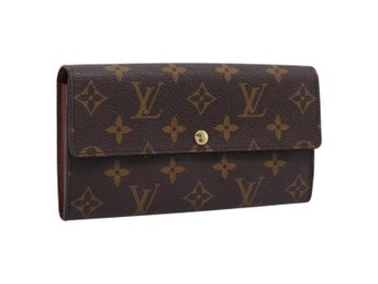 LOUIS VUITTON Monogram Portefeuille Sarah Lång Plånbok M61734 LV Autentisk 206309