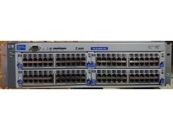 Procurve 4104gl 96portar 10/100 Mbit dubbla nätdelar - J4887A/J4862B