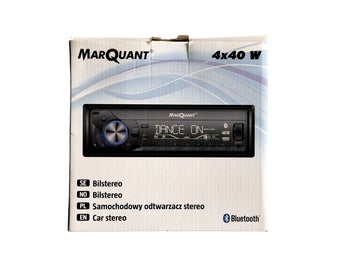MarQuant Bilradio / Car Stereo med Bluetooth, USB & AUX - 4x40W