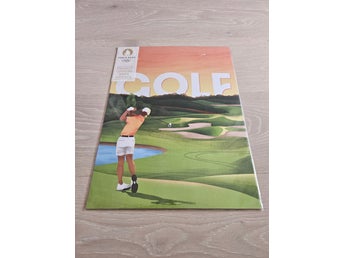 NY Paris 2024 Poster Golf OS Olympiska Spelen Affisch Olympic Games Plansch