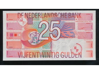 1999 Netherlands 25 Gulden kv 0 se bild