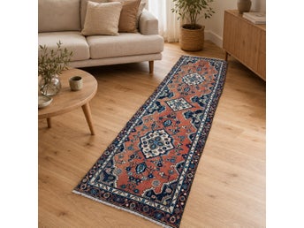 Vacker äkta orientaliskt vintage matta ca: 305x120