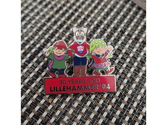 Pins 30 Years ago Lillehammer 94 ol