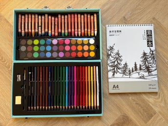 Ett stort paket för ritningar och målningar