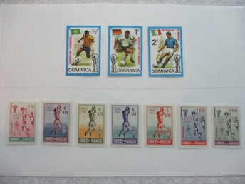 MOTIVMÄRKE - SPORT - PARAGUAY, DOMINICA