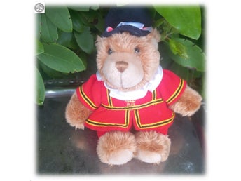 Underbar Keel Toys nalle Beefeater Yeoman uniform vaktar Tower of London