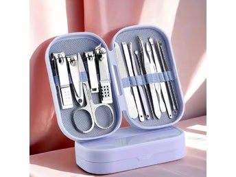 Manikyrset / Nagelklippare Set i 14 delar