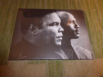 Ny Michael Jordan och Cassius Clay canvastavla 30 cm x 40 cm #reapåtradera