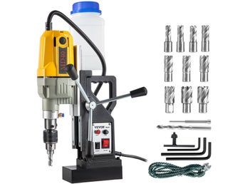 Magnetic Drill, 1100W 4 cm Boring Diameter, 2697lbf/12000N Portable Electric