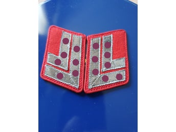 NSDAP Pair of CollarTabs for a Stellenleiter in the Gauleitung,Pattern 1936-1939