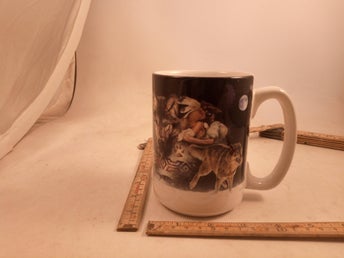 kaffe mugg varg med indian 31780