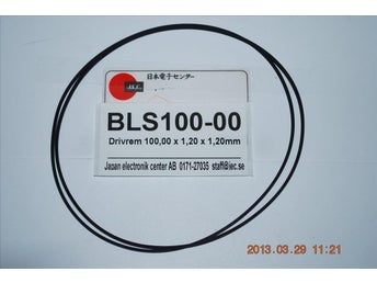 BLS100-00 Drivrem kantig diameter 100 2 stycken