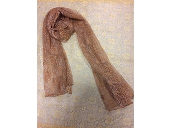 Elegant Broderi Halsduk / Sjal