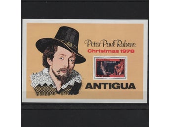 Antigua 1978 Jul konst målning av Rubens 1v i block