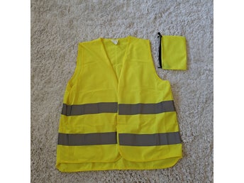 Asaklitt Reflexväst Gul L och XL
