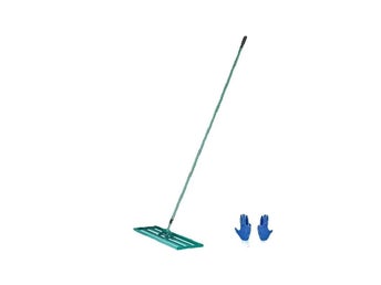 Gräsmatteutjämnare 76 cm med Förlängt Skaft för Trädgård och Golfbana