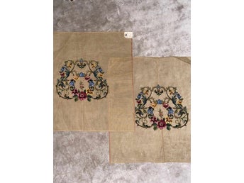 Broderier påbörjade 2 st Marks
