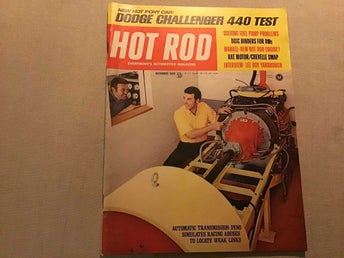 HOT ROD DEC 1969 DODGE CHALLENGER 440, AMERIKANSK TIDNING