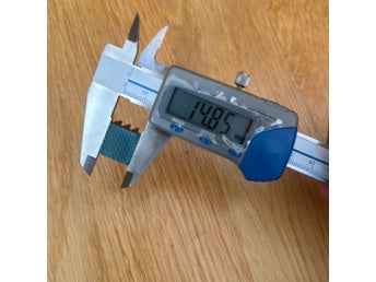Kylflänsar i aluminium ca B15 x H25 x D15