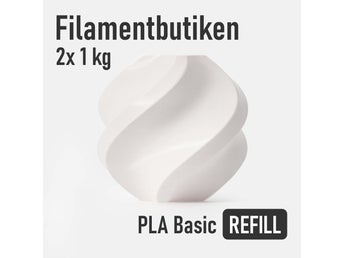 2KG Bambu Lab PLA Basic Filament Vit/Jade