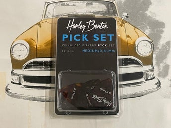 Harley Benton plektrum set MEDIUM 12 st