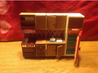 Lundby dockhus/dockskÃ¥p continental kÃk retro