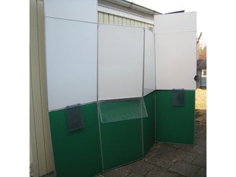 Utställningsskärm i aluminium, Exal System.