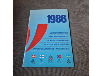 Nordens frimärken Årssats 1986 utan skyddsomslag