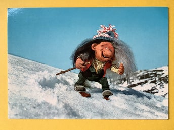 Kort TUSSLE TROLL-KORT oskrivet