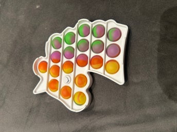 Pop It Fidget Toy, Fågelformad