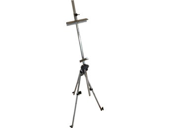 Staffli Fome Italian Metal Portable Folding Painting Artist Easel chrom/steel
