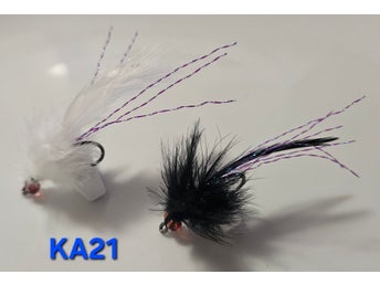(KA21) 2-pack Flugor krok - Till Lax, Regnbåge, Öring m.m
