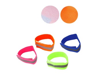 Reflexarmband - Orange - Dubbelpack