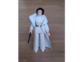 Star Wars actionfigur - Prinsessan Leia med mantel och vapen