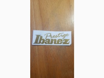 Ibanez prestige Guld folie dekal
