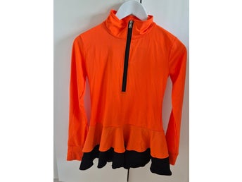 Konståkning orange tröja, stl M