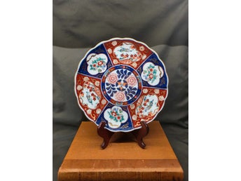 Orientalisk, Japan, Imari, Porslin, Tallrik, Retro