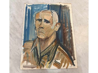 Oljemålning Porträtt Ragnar Högman